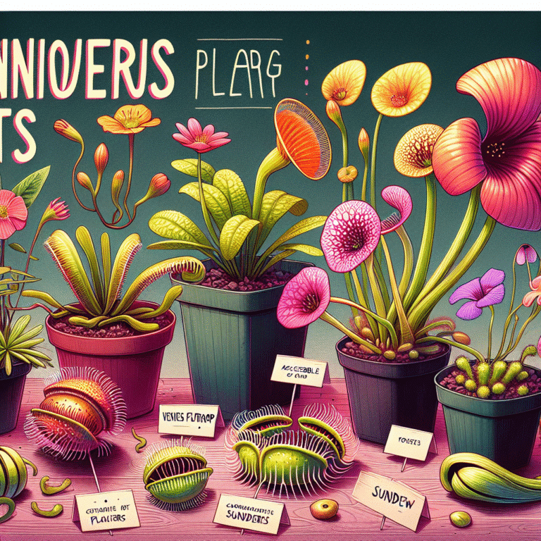 Como escolher as melhores plantas carnívoras para iniciantes