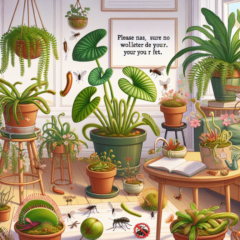 Vantagens de ter plantas carnívoras em casa