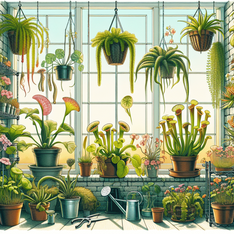 Cuidados com plantas carnívoras em ambientes internos