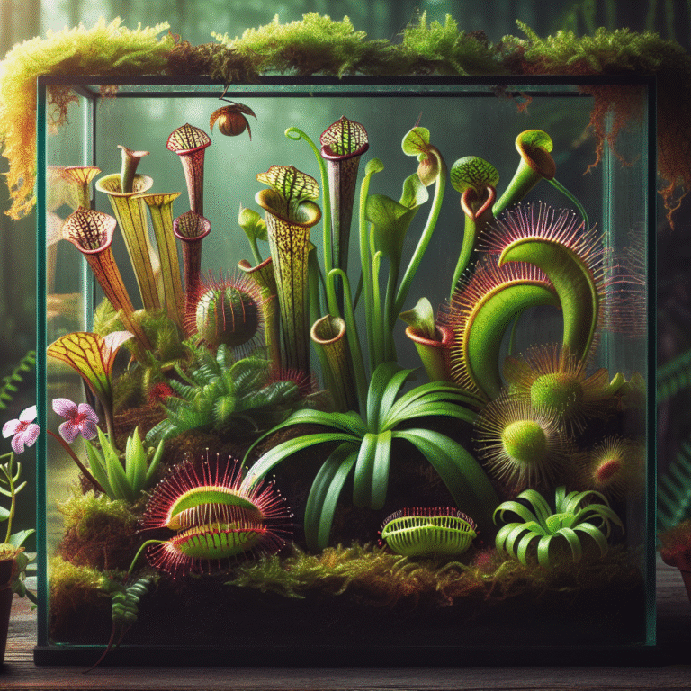 Como escolher as melhores plantas carnívoras para o seu terrário