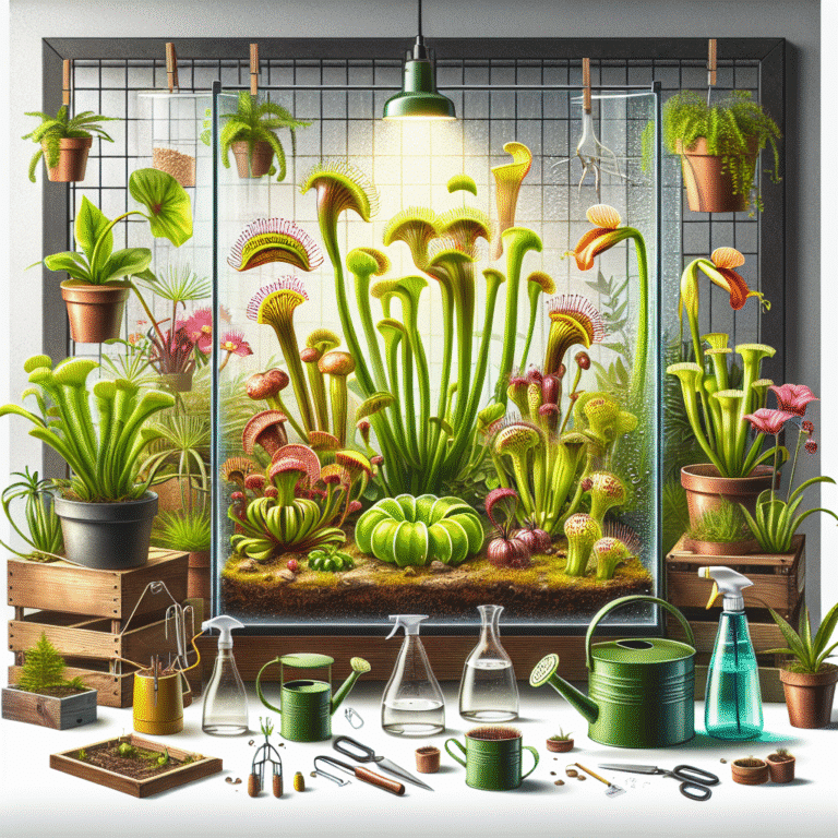 Como criar um ambiente ideal para plantas carnívoras em casa