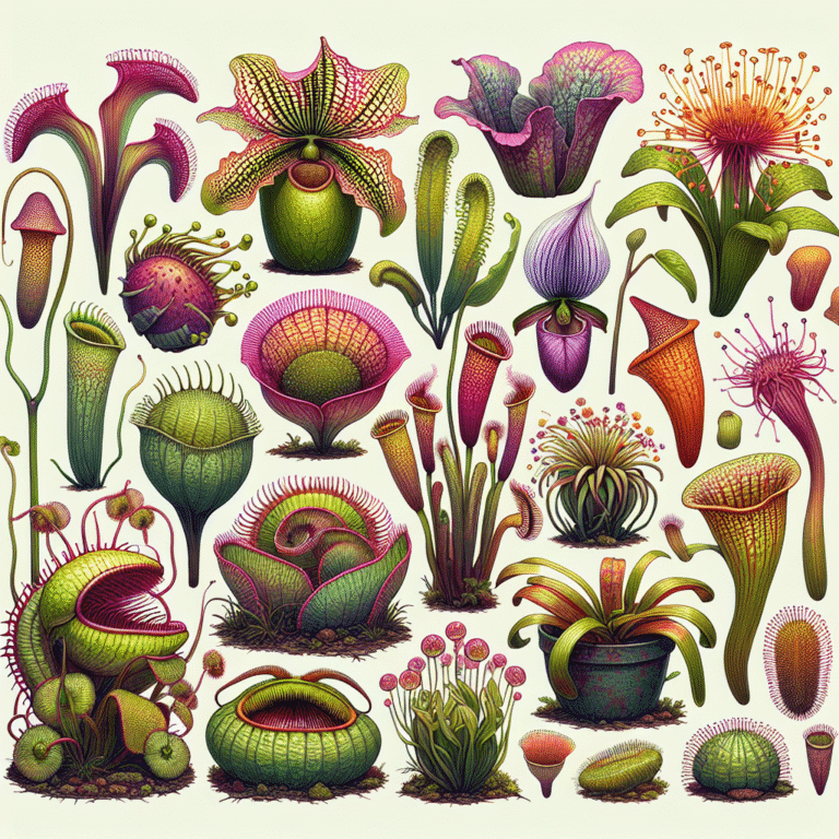 Tipos de plantas carnívoras mais populares