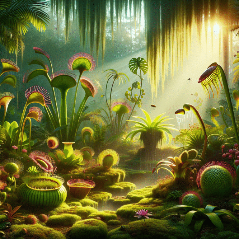 Como criar um ambiente perfeito para plantas carnívoras