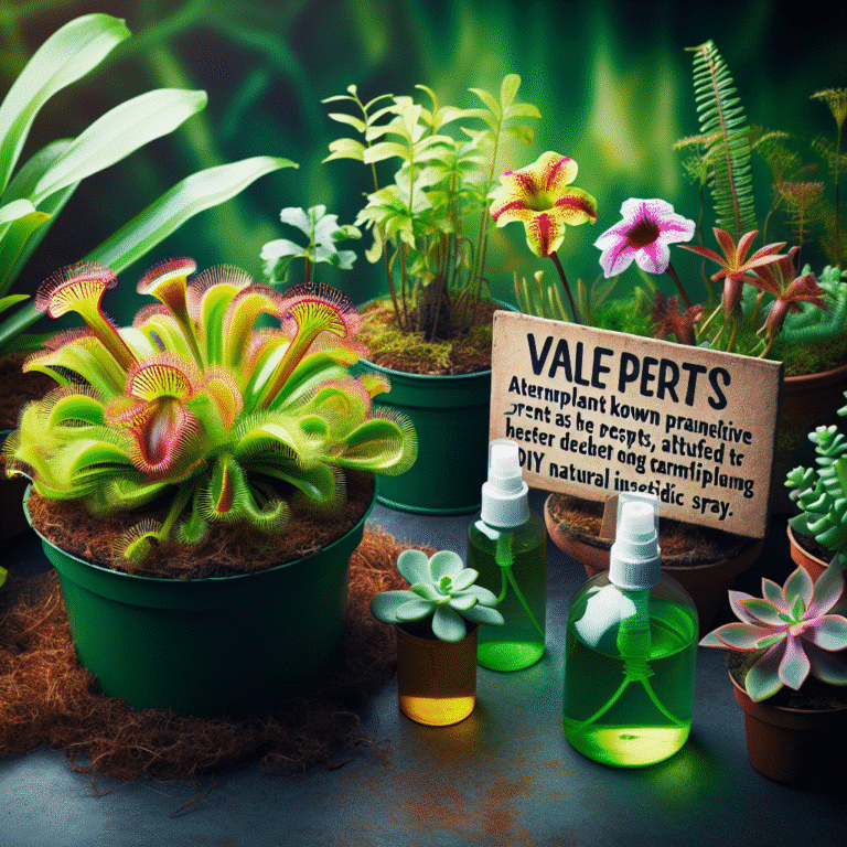 Estratégias para evitar pragas em plantas carnívoras