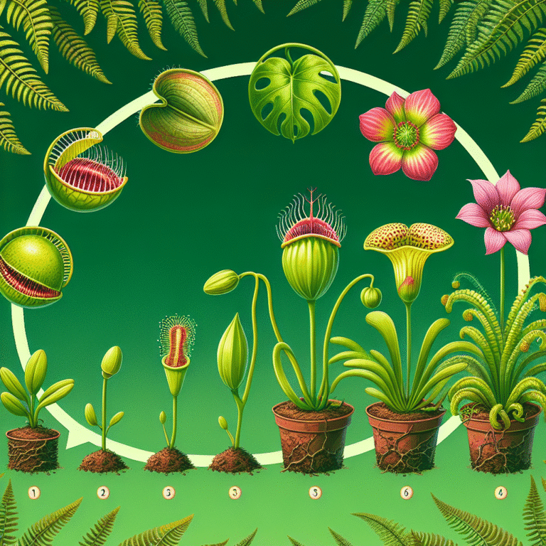 Como entender o ciclo de vida das plantas carnívoras