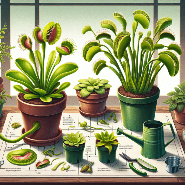 como cultivar venus flytrap e sarracenia em casa