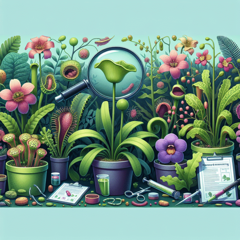 Como identificar e tratar doenças em plantas carnívoras