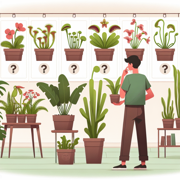 Como escolher a planta carnívora certa para o seu lar
