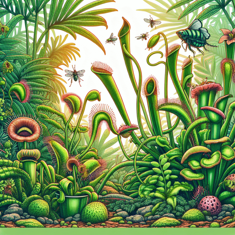 Métodos eficazes de controle de pragas em plantas carnívoras