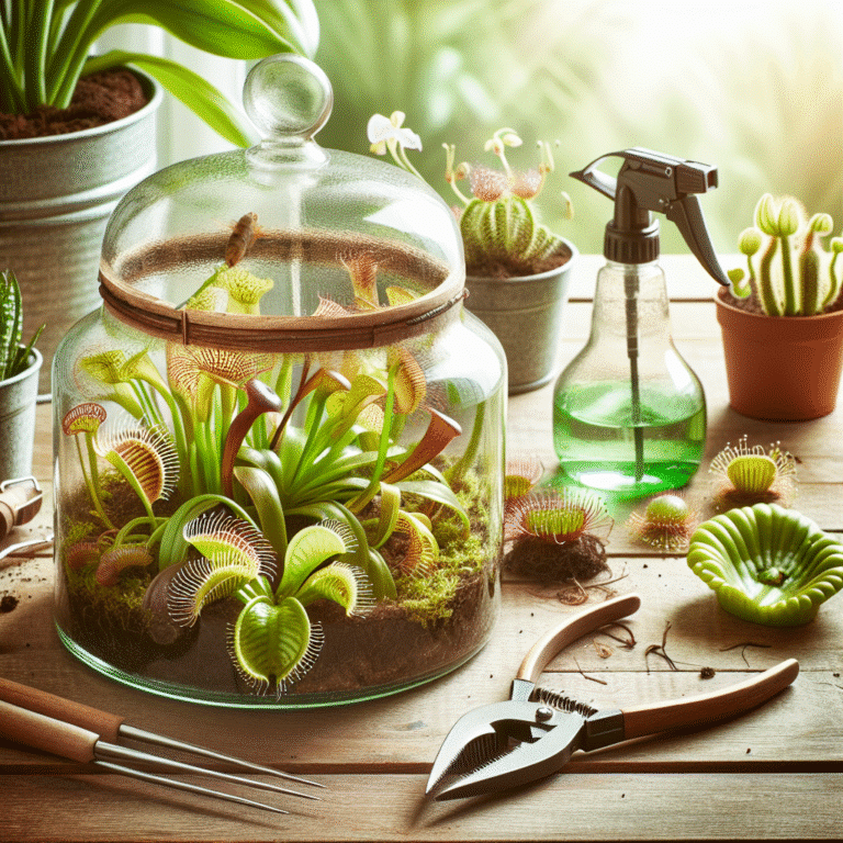 Como criar terrários para plantas carnívoras