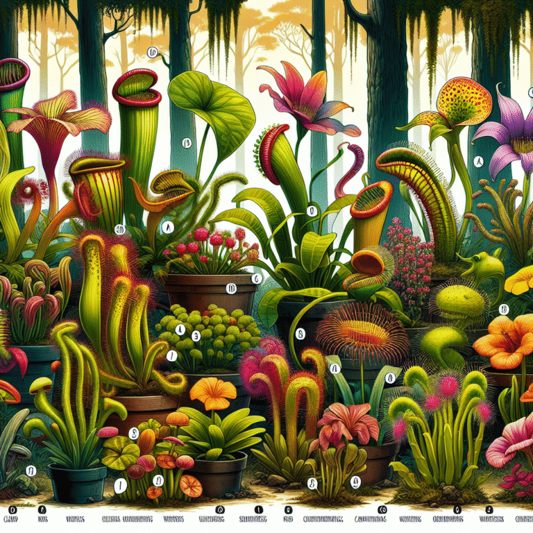 Tipos de plantas carnívoras mais populares