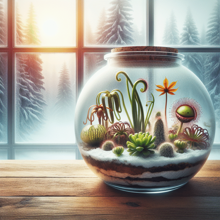 Como proteger suas plantas carnívoras no inverno