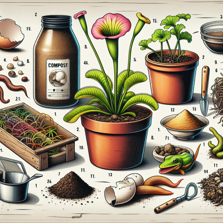 DIY fertilizantes naturais para plantas carnívoras