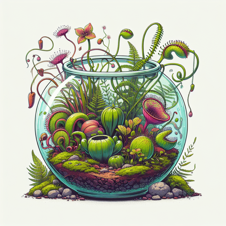 Como manter terrários de plantas carnívoras