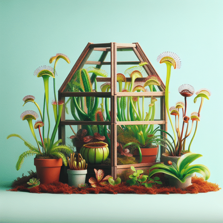 DIY estufas caseiras para plantas carnívoras