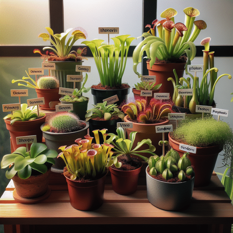 Melhores espécies de plantas carnívoras para cultivo em casa