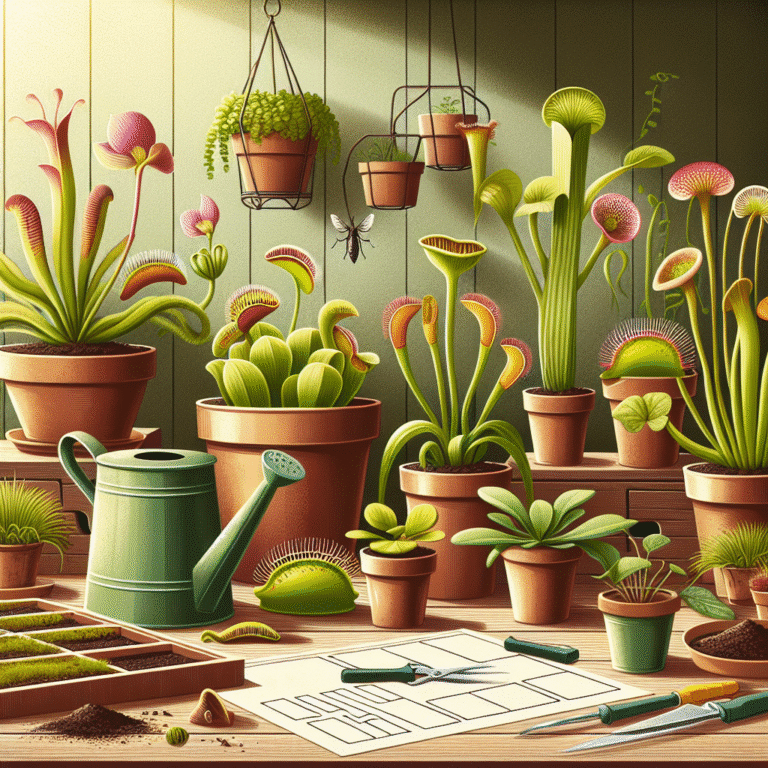 Como criar um jardim de plantas carnívoras em casa