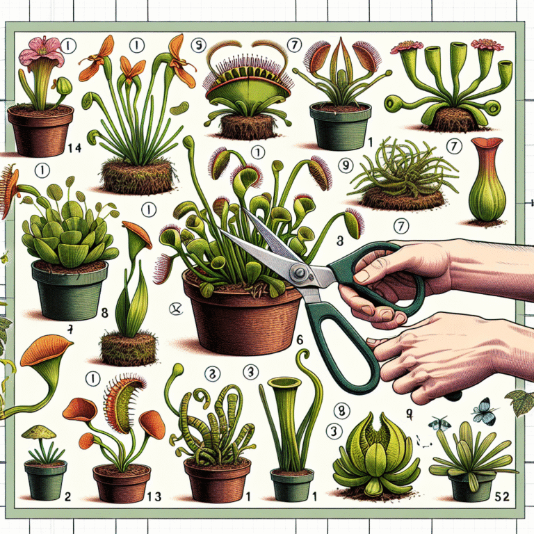 Como podar plantas carnívoras