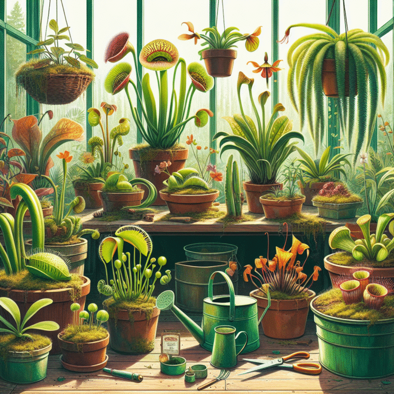 Dicas para o sucesso no cultivo de plantas carnívoras
