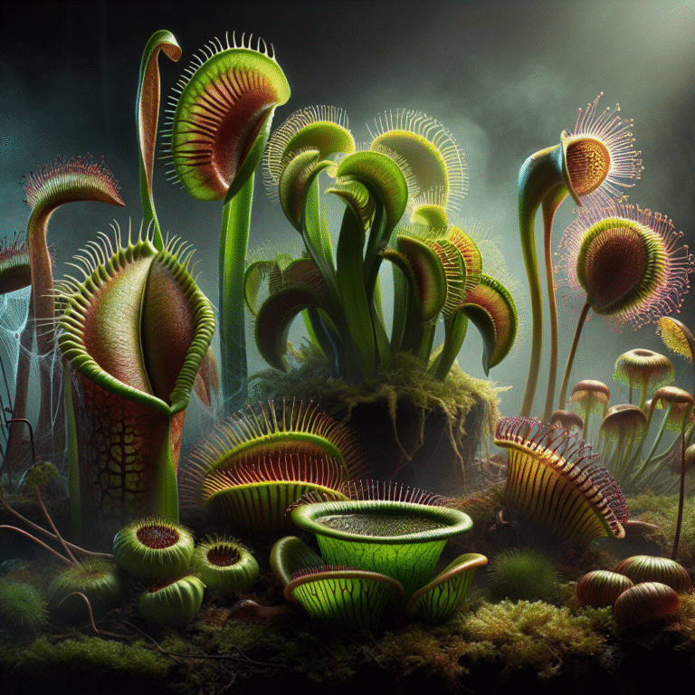 Plantas carnívoras: curiosidades e fatos interessantes.