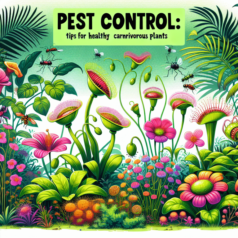 Controle de pragas: dicas para plantas carnívoras saudáveis