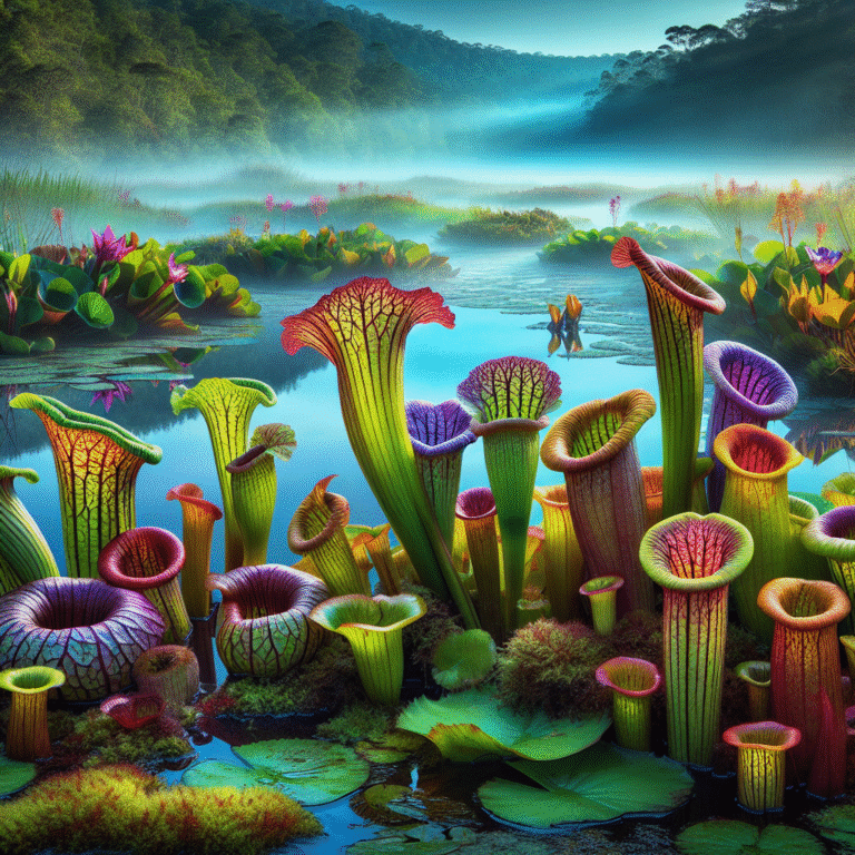 Sarracenia: A Beleza das Plantas Carnívoras Aquáticas