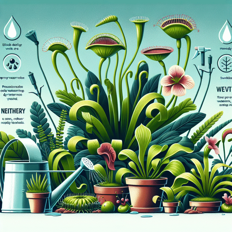 Dicas infalíveis de rega para plantas carnívoras
