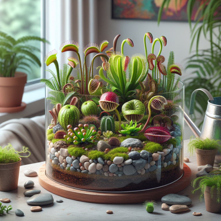 Como criar um mini jardim de plantas carnívoras em casa