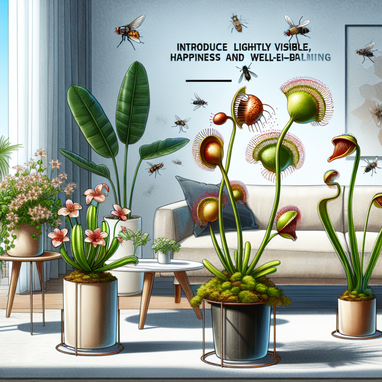 Os benefícios de ter plantas carnívoras na sua casa