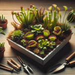 Mini jardins de plantas carnívoras: uma experiência DIY