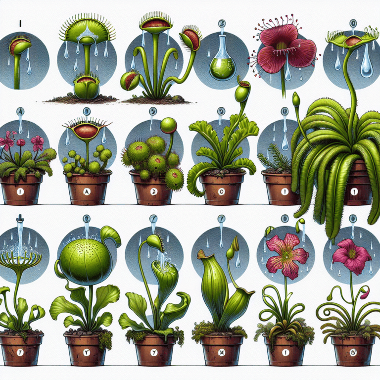 Rega correta para diferentes tipos de plantas carnívoras