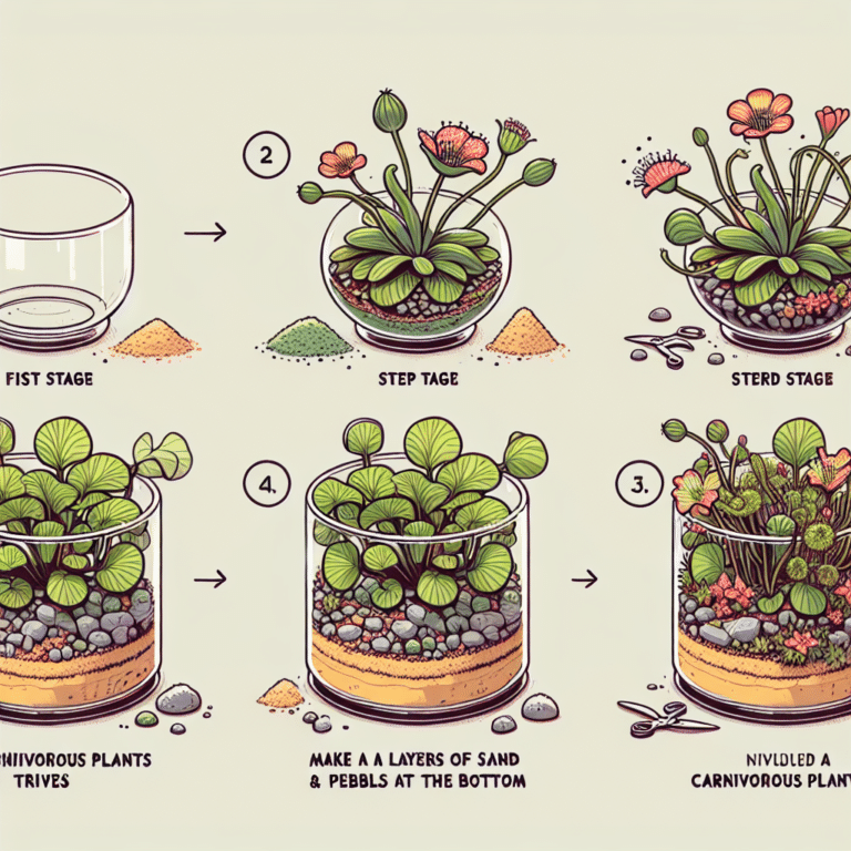 Como fazer um terrário de plantas carnívoras