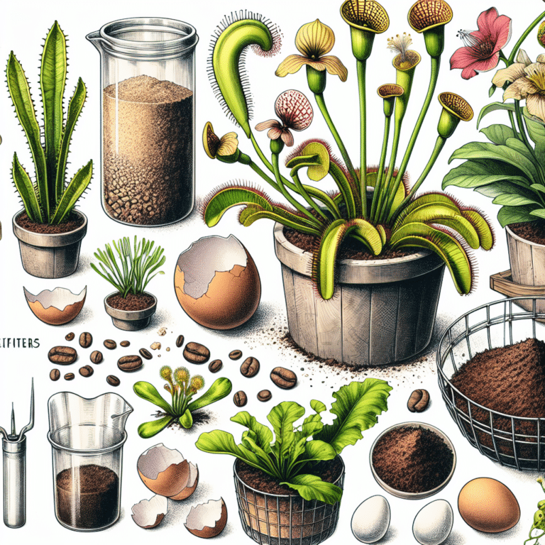 Como fazer fertilizantes naturais para plantas carnívoras