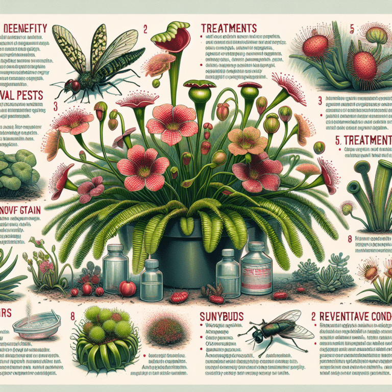 Como identificar e tratar pragas em plantas carnívoras