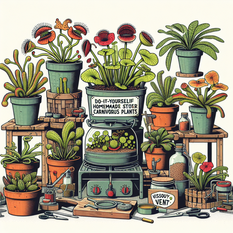 DIY estufas caseiras para plantas carnívoras