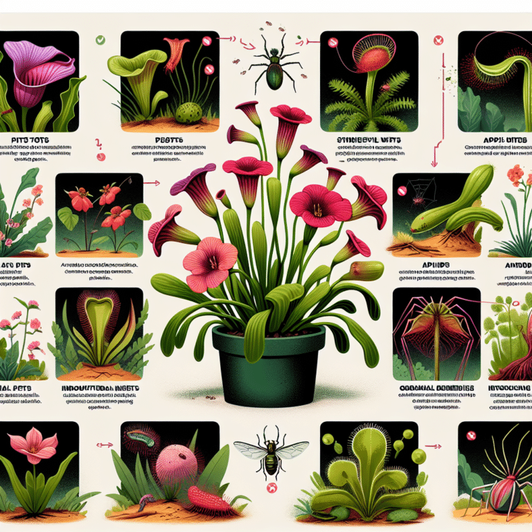 Como identificar e combater pragas em plantas carnívoras