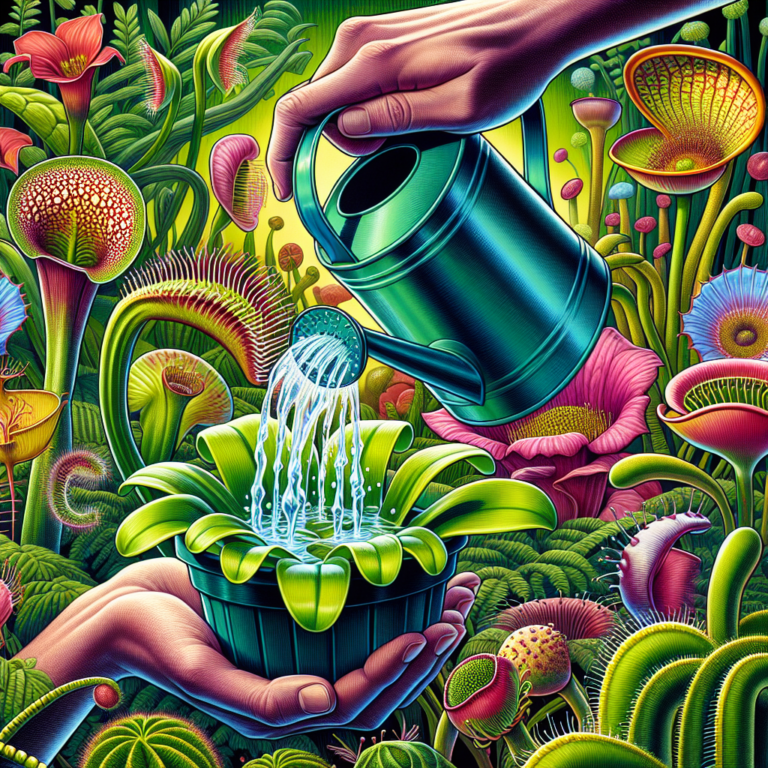 Como usar água destilada para manter suas plantas carnívoras