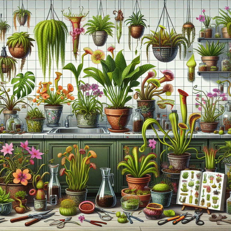 Cultivo de plantas carnívoras na cozinha: dicas e truques
